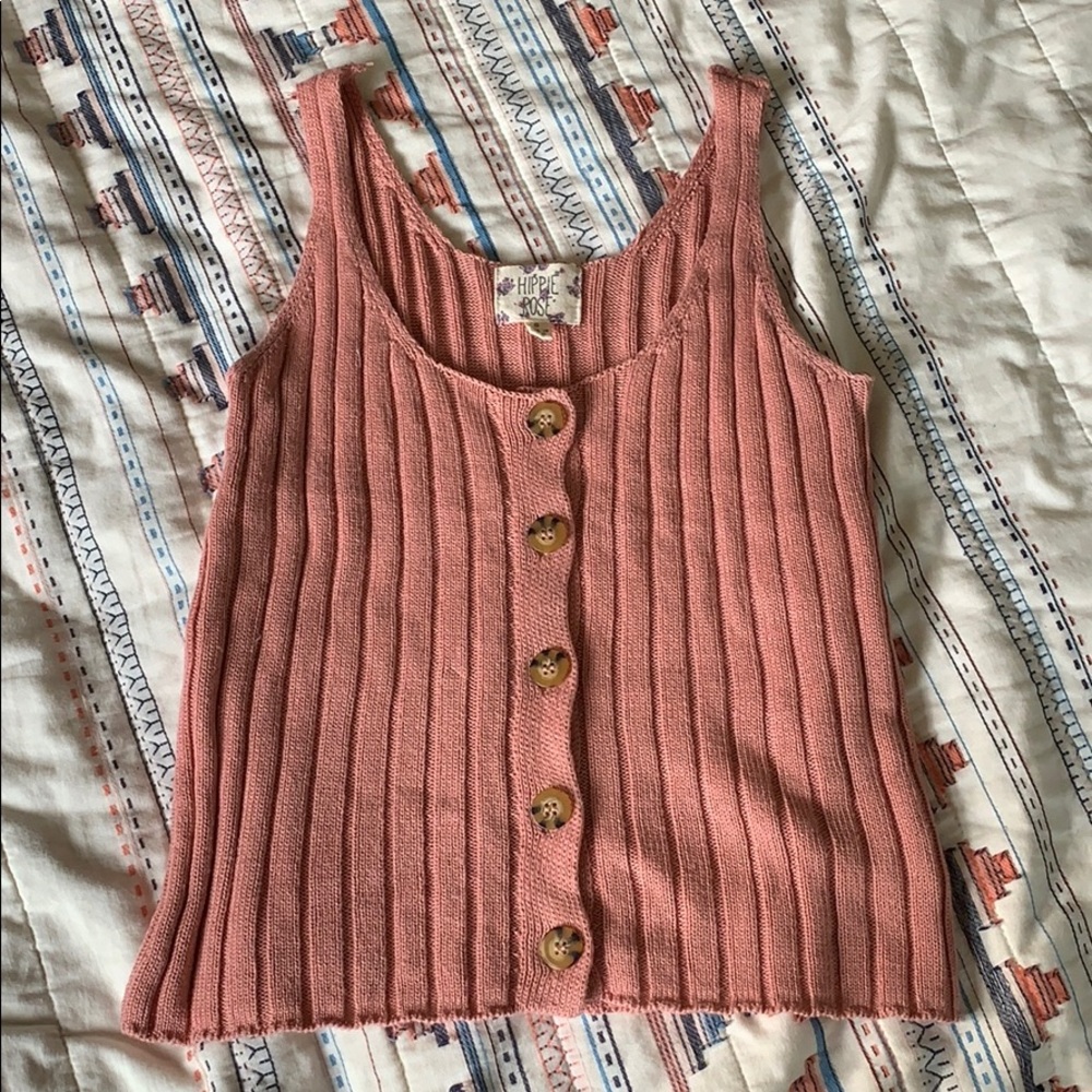 Button up Tank Top